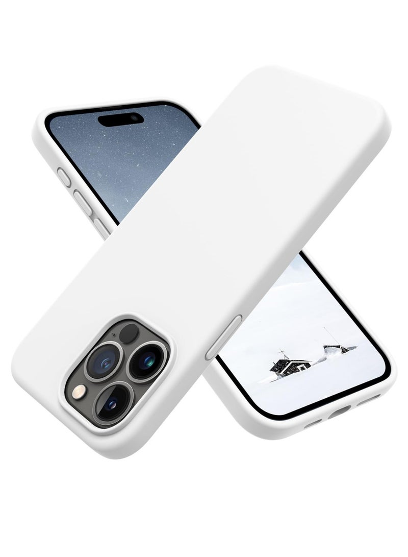 BORTONY iPhone 15 Pro Case Liquid Silicone 3 Layers Full Covered Soft Gel Rubber iPhone 15 Pro Cover Slim Phone Case with Anti-Scratch Microfiber Lining for Apple iPhone 15 Pro 6.1 Inch - Image 1