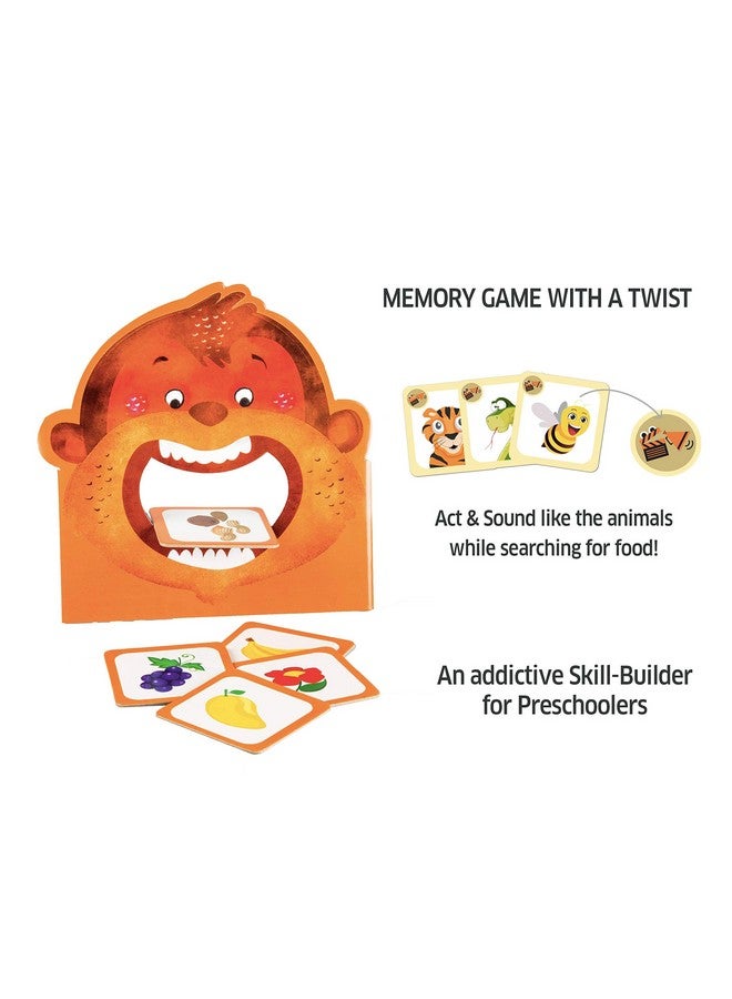 Chalk And Chuckles Hungry Four, Memory Game, Age 3-7 Years Old, Preschool Educational Activity Kit for Kids- Girls and Boys (Multi-Color) - Image 4