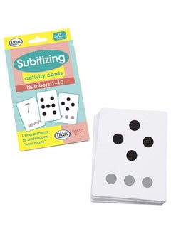 Didax 211015 Subitizing Dry Erase Activity Cards Numbers 1 To 10 White Medium Set Of 39  - Image 2