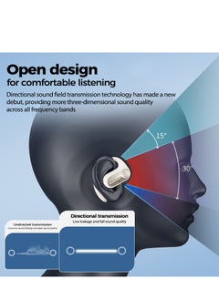 Monster MONSTER  Wireless Bluetooth Headset Semi-in-Ear Music Game Headset Bluetooth 5.2 White  - Image 5