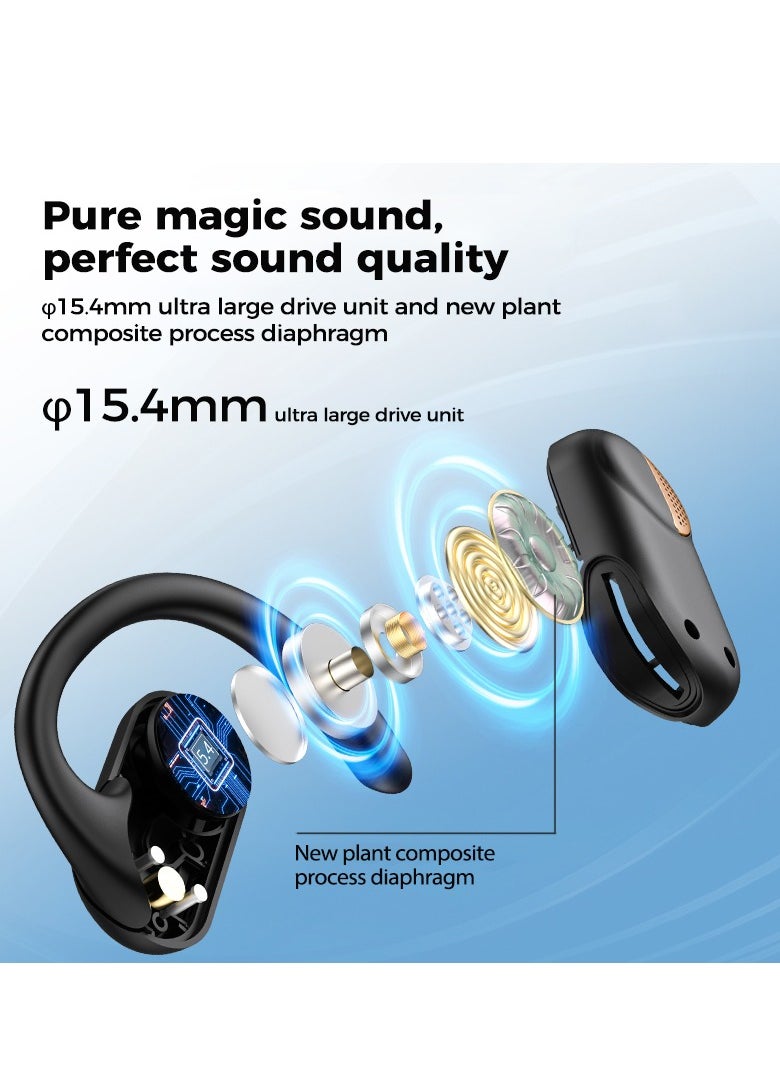 Monster - MONSTER  Wireless Bluetooth Headset Semi-in-Ear Music Game Headset Bluetooth 5.2 White - Image 1