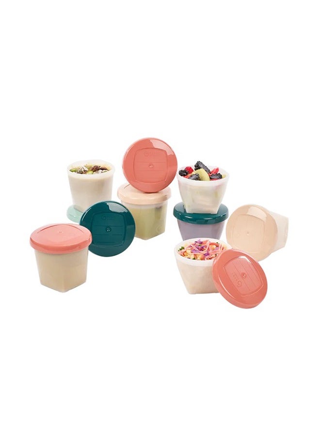 babymoov Biosourced Babybols - Kit 8 X 180Ml With 8 X 250Ml Food Storage Tubs  - Image 1