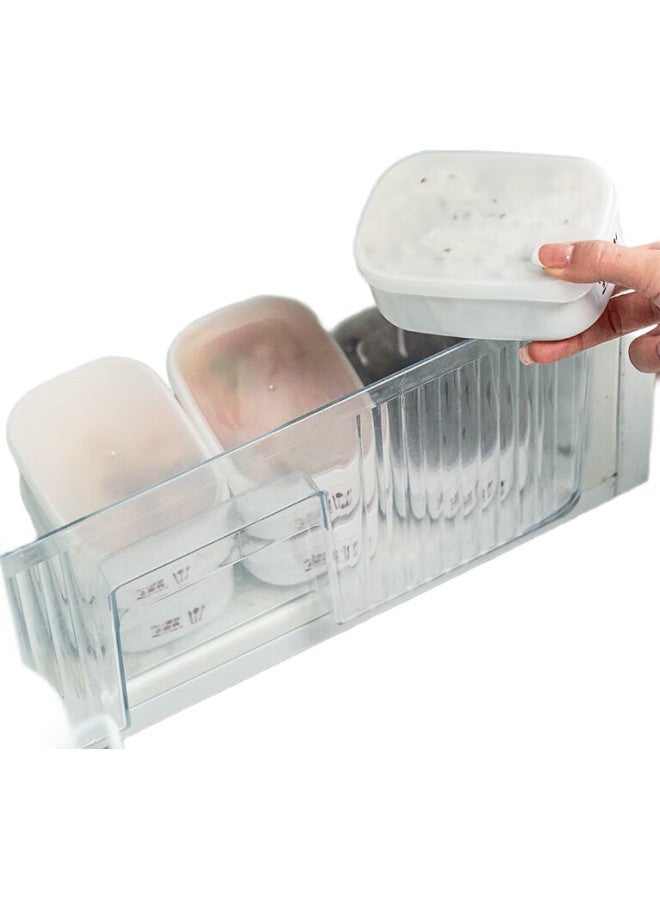 Caizhi Rice Portioning Box Refrigerator Fresh-Keeping Box Lunch Box Storage Box Bento Box Microwaveable 7-Pack Cz6627 - Image 2