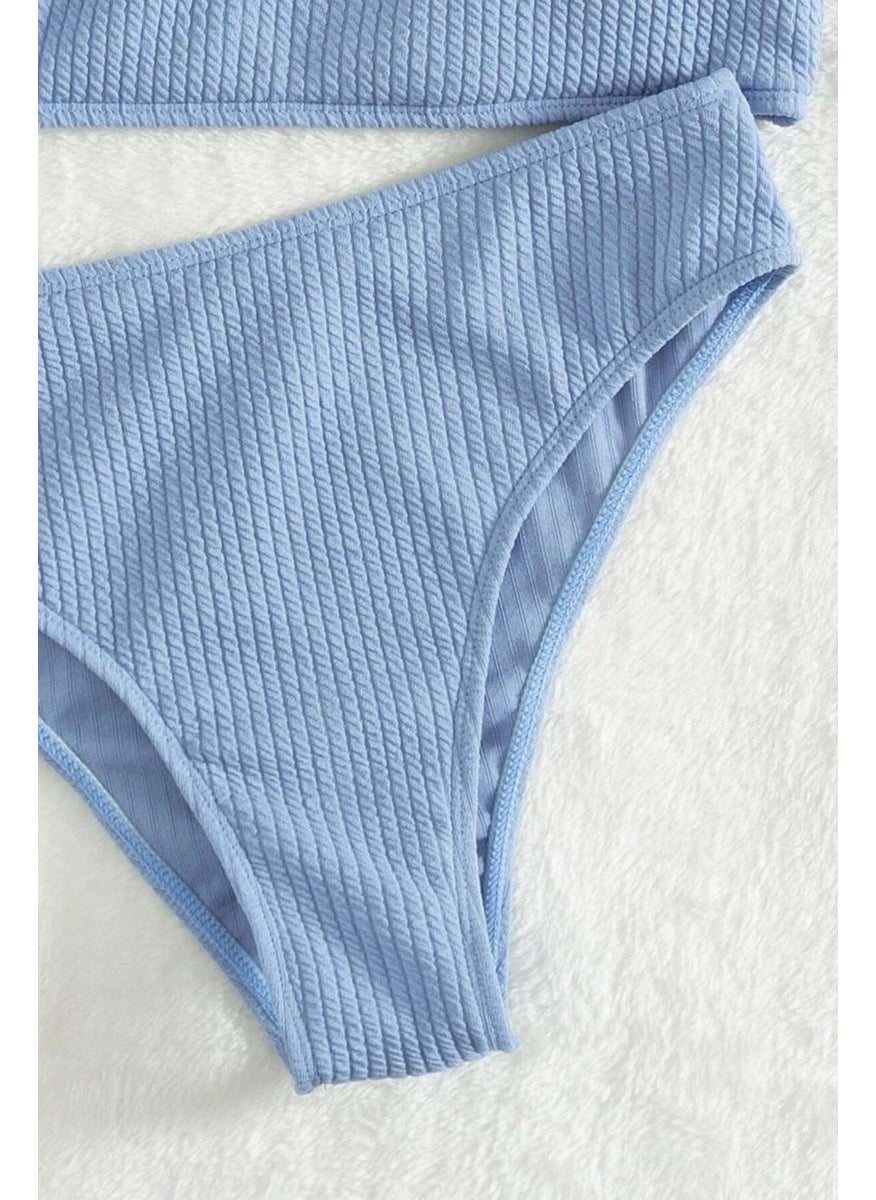 Angelsin Special Twill High Waist Tankini Bikini Set  - Image 2