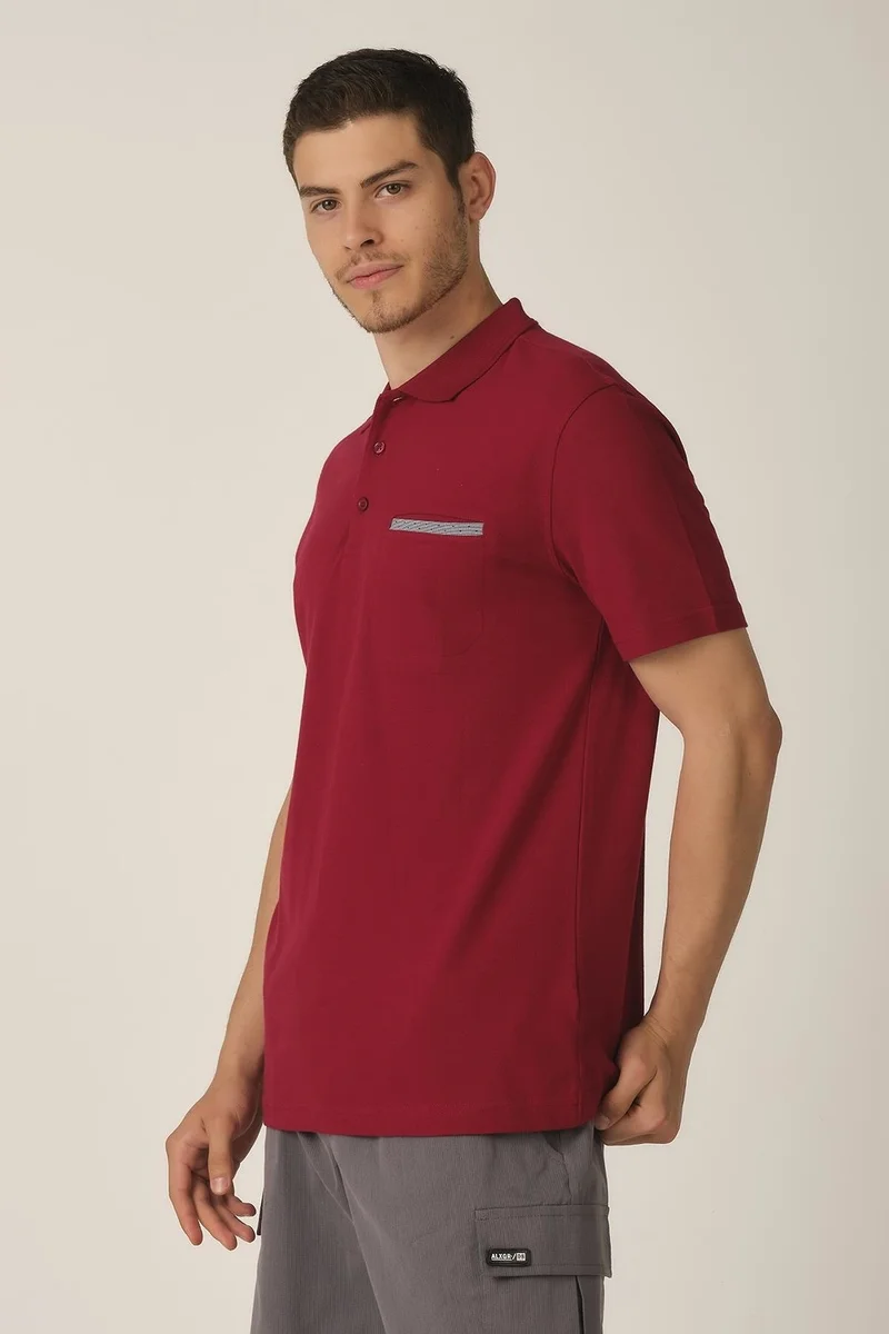 الكسندر جاردي Wide Fit Polo Neck T-Shirt (CAS442940)