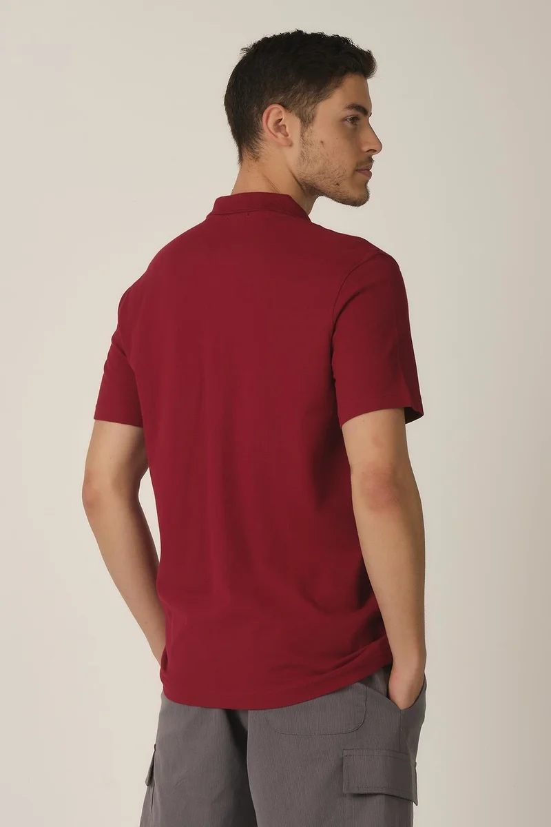 الكسندر جاردي Wide Fit Polo Neck T-Shirt (CAS442940)