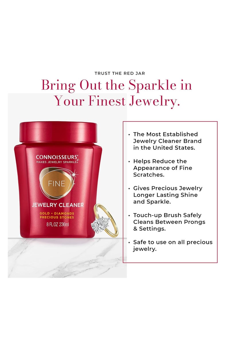 Connaisseur Connoisseurs Jewelry Cleaner Gold, Diamonds and Precious Stones, 8 oz. - Image 3