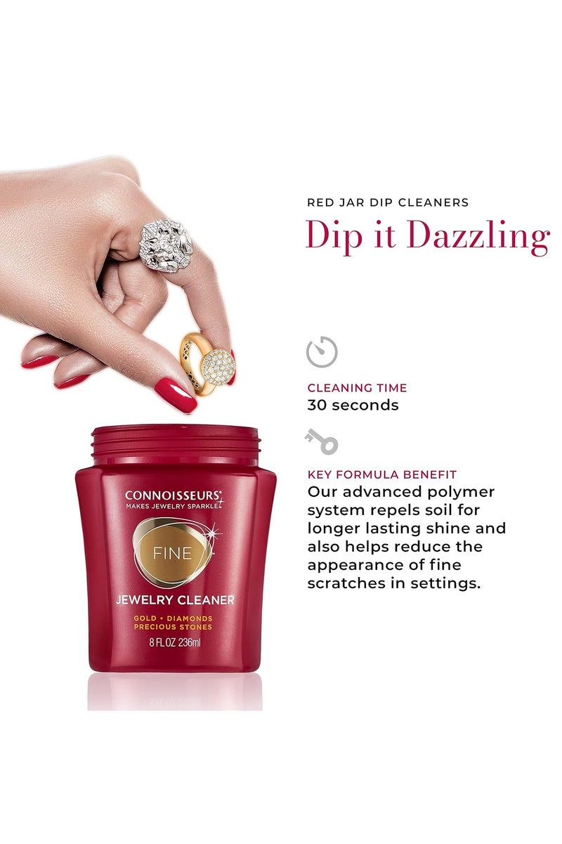 Connaisseur Connoisseurs Jewelry Cleaner Gold, Diamonds and Precious Stones, 8 oz. - Image 2