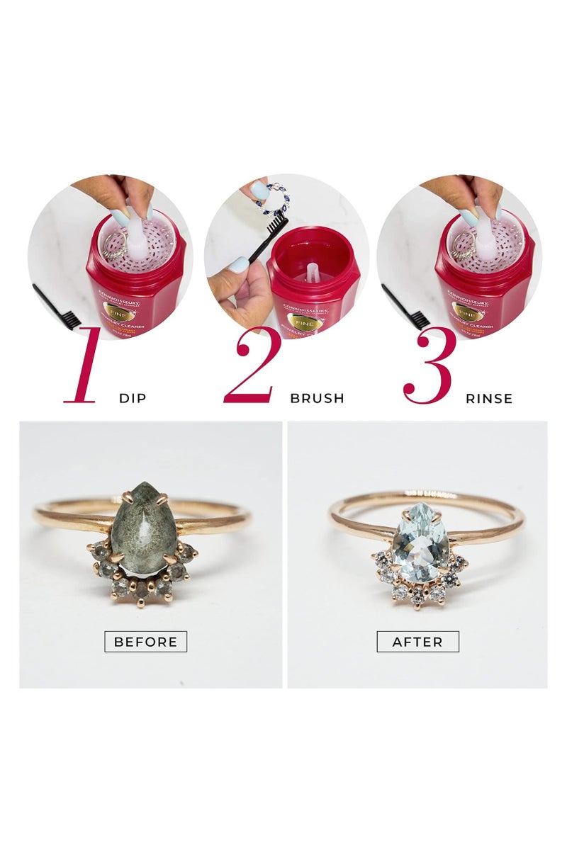 Connaisseur Connoisseurs Jewelry Cleaner Gold, Diamonds and Precious Stones, 8 oz. - Image 5