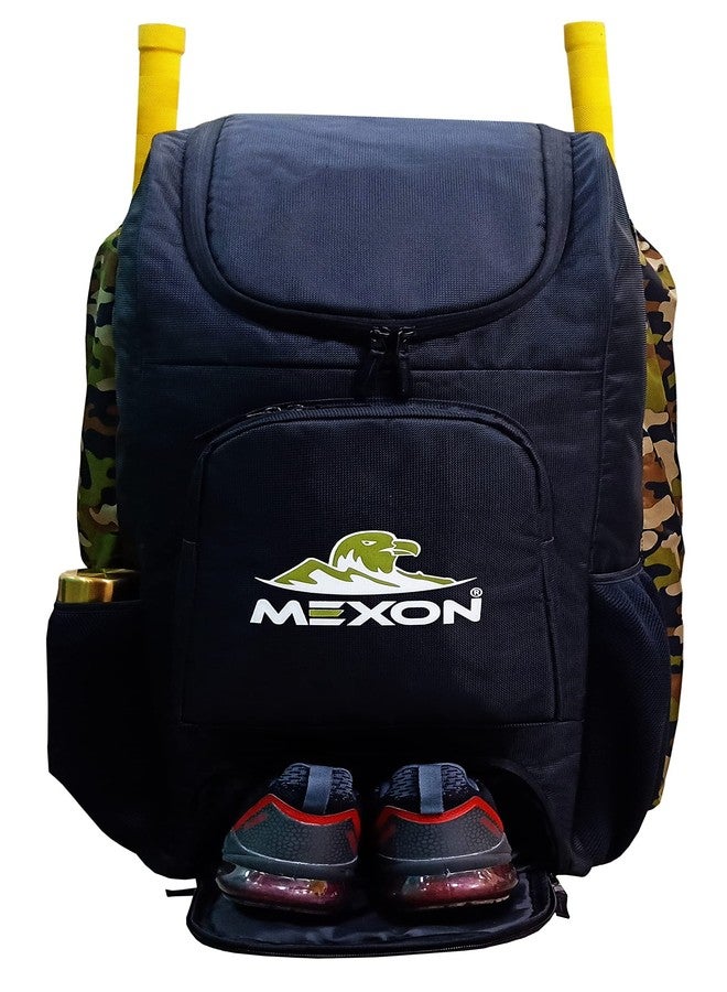 MEXON Professional Cricket Duffle Kit Bag | Player's Choice (Black/Camo)… - Image 2