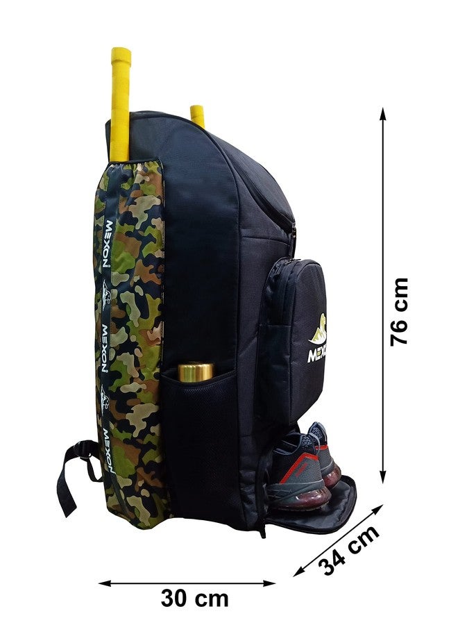 MEXON Professional Cricket Duffle Kit Bag | Player's Choice (Black/Camo)… - Image 5