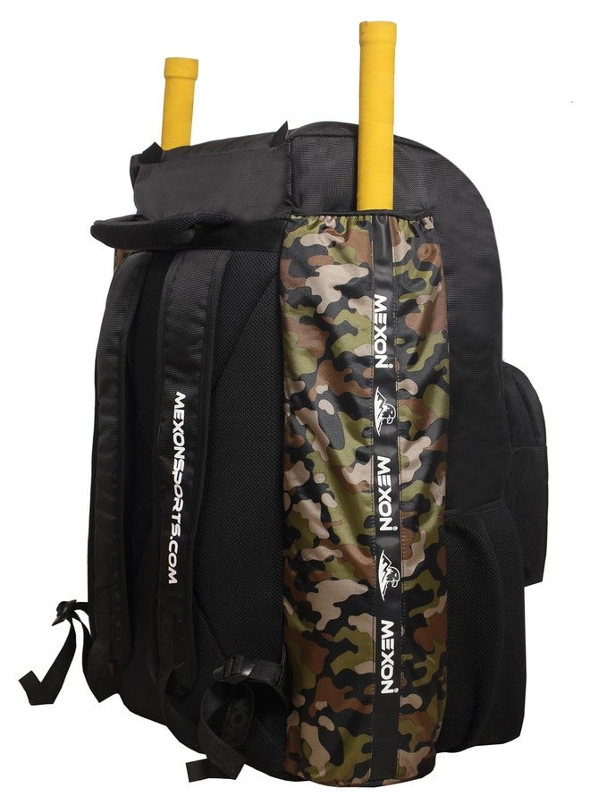 MEXON Professional Cricket Duffle Kit Bag | Player's Choice (Black/Camo)… - Image 4