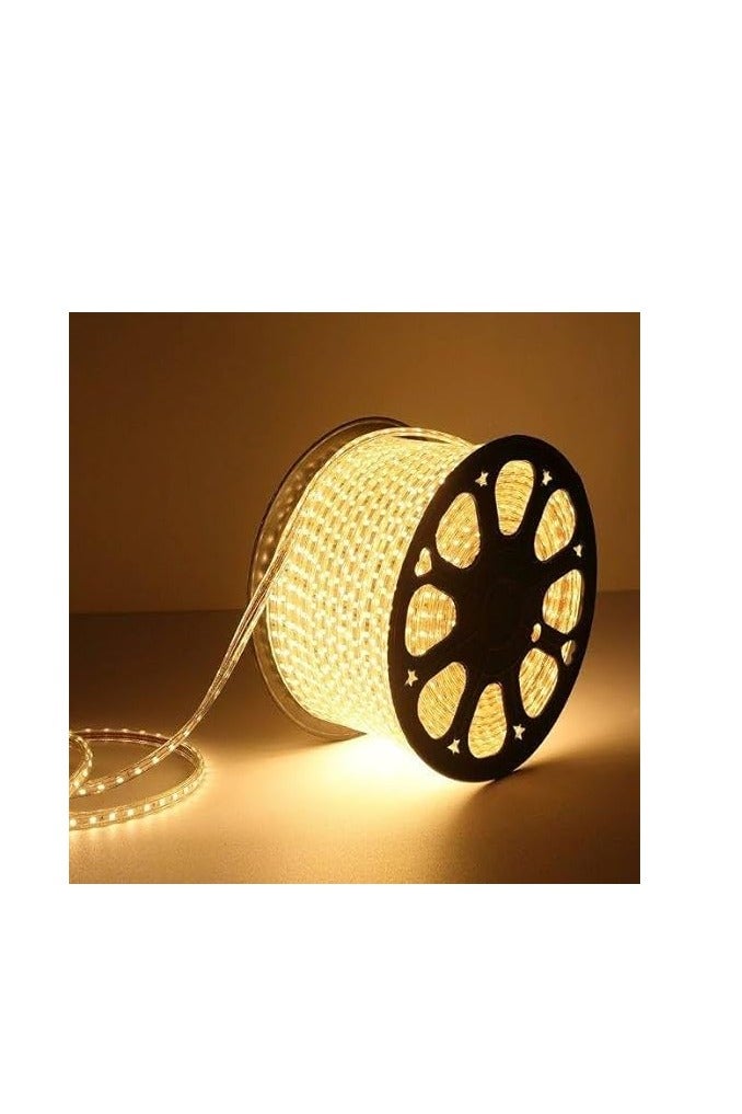 ESNCO شريط ضوء LED، 7.5 واط/م، MD-220V-2835-120ND-8MM، أبيض دافئ، لفة 50 متر - Image 4