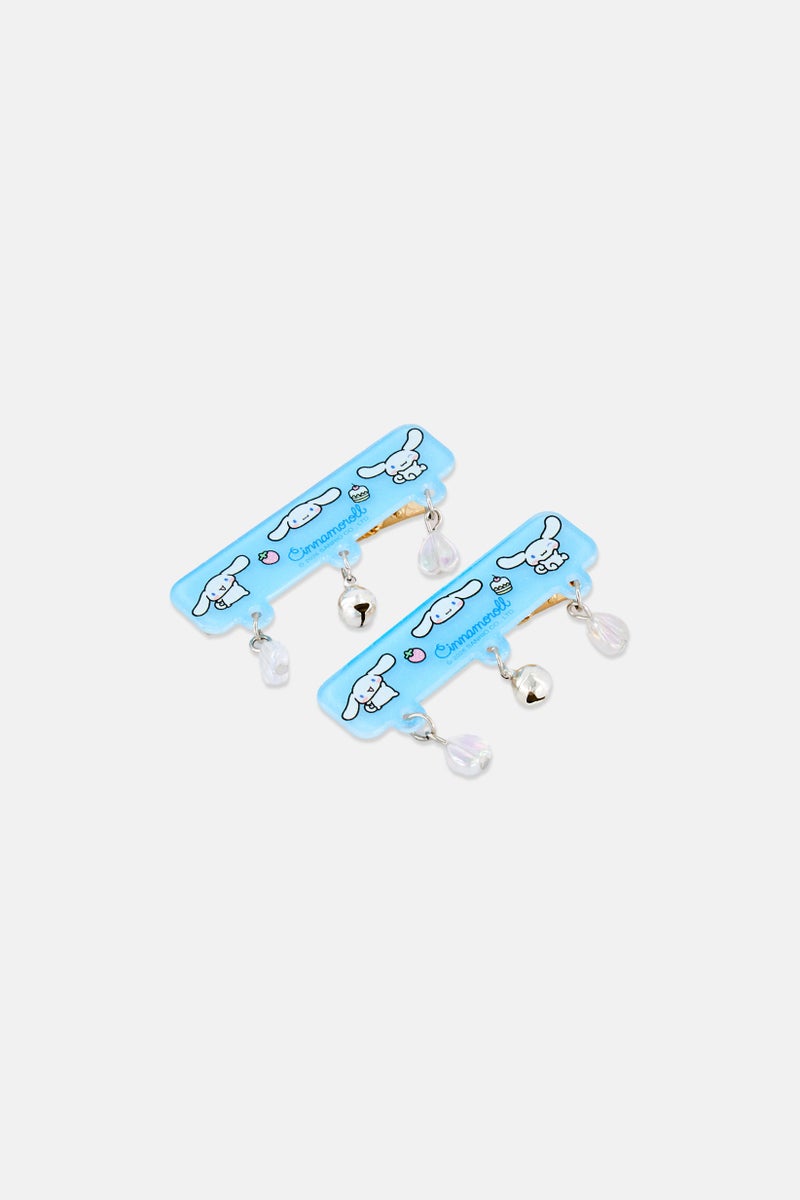 Sanrio Kids Girl 2 Pcs Cinnamoroll Hair Clips, Multicolor - Image 4