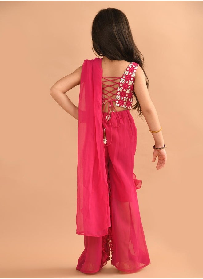 LILPICKS طقم شرارة مزين بجزء علوي  - Image 3