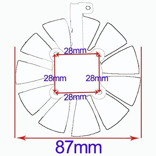 inRobert PLD09210S12HH Video Card Cooling Fan for ASUS Strix R9 390X 390 RX480 RX580 GTX 980Ti 1060 1070 1080 Graphic Card (Fan-3pcs) - Image 4