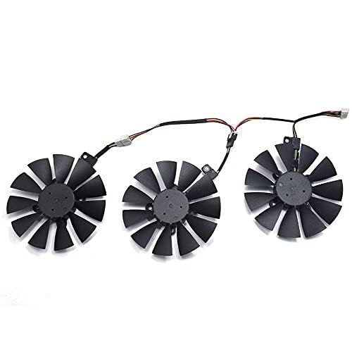 inRobert PLD09210S12HH Video Card Cooling Fan for ASUS Strix R9 390X 390 RX480 RX580 GTX 980Ti 1060 1070 1080 Graphic Card (Fan-3pcs) - Image 3