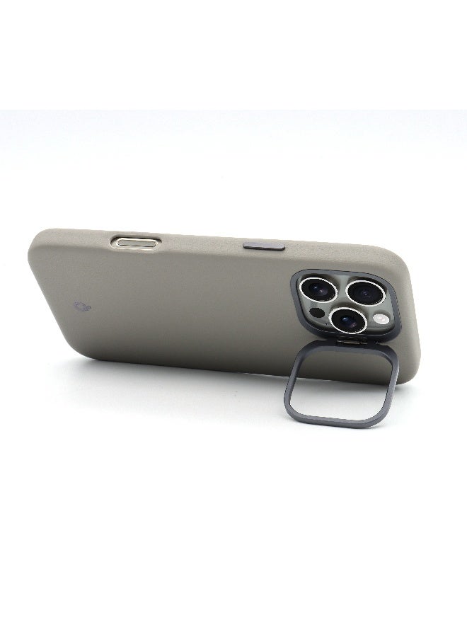 ALot ARISTO CASE FOR I PHONE 16 PRO TITANIUM Technical PU+Microbifer +Magnetic +Nickle logo - Image 1