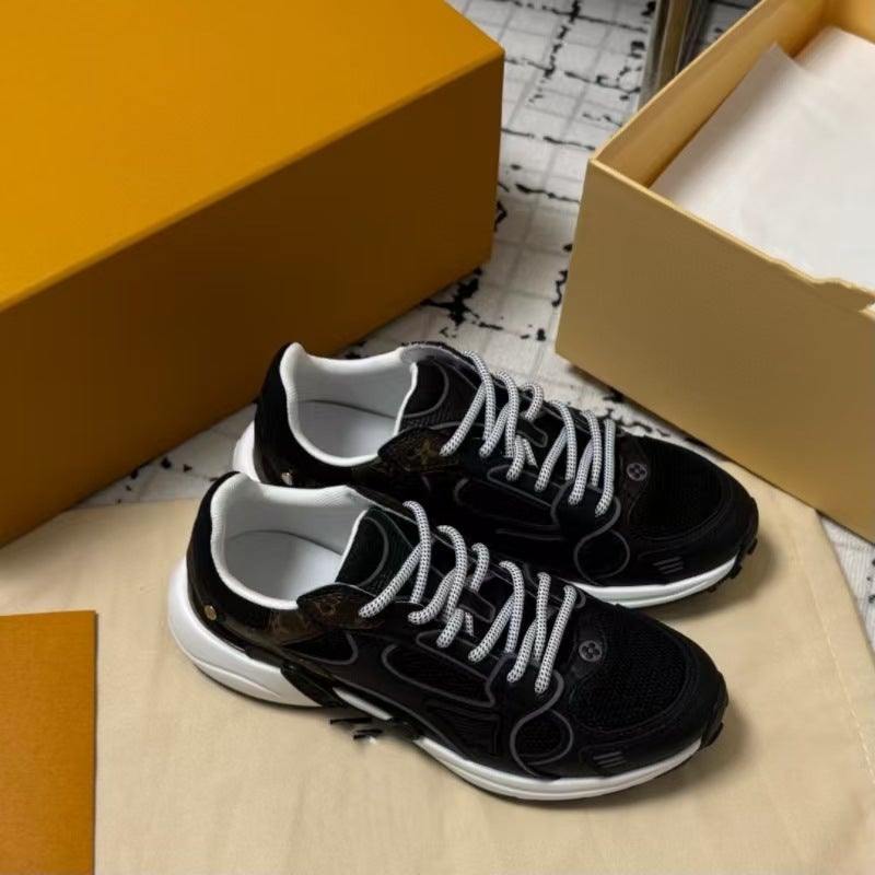 Thick-Soled Height-Increasing Dad Shoes, Casual Sports Shoes, Running Shoes, Mesh Breathable Lace-Up Couple Shoes - Image 5