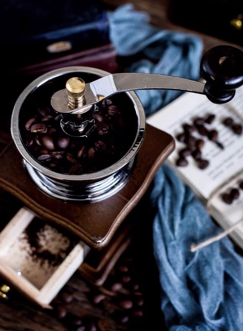 Hand crank coffee maker, mini home portable coffee bean grinder - Image 5