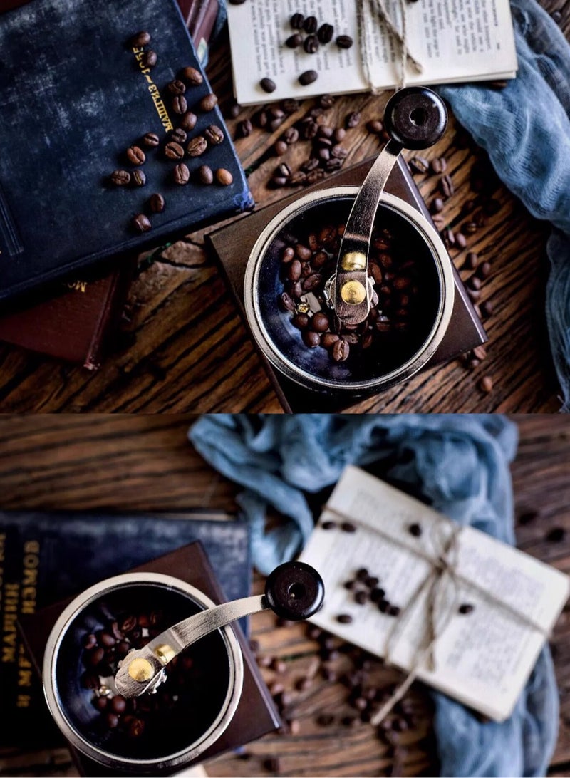Hand crank coffee maker, mini home portable coffee bean grinder - Image 4