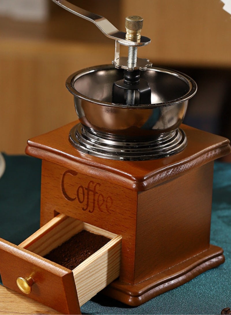Hand crank coffee maker, mini home portable coffee bean grinder - Image 3