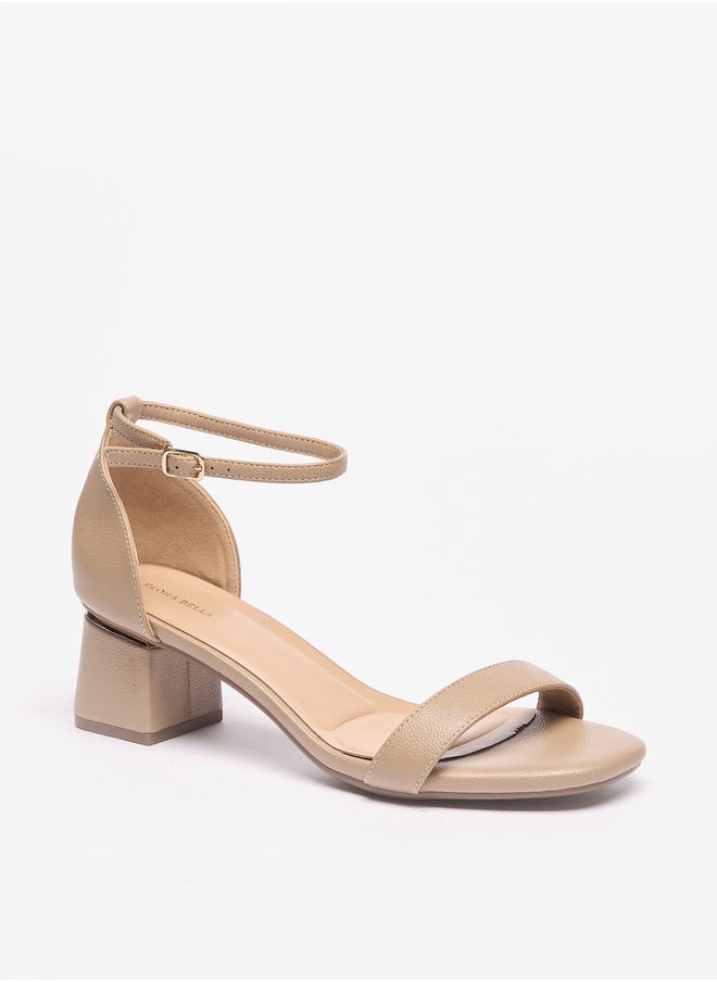 Flora Bella By Shoexpress - حذاء نسائي كاجوال بكعب سميك بإبزيم - Image 1