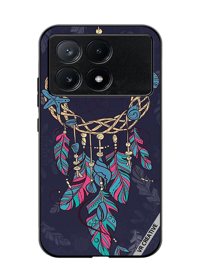VR CREATIVE Protective Case Cover For Xiaomi Poco X6 Pro Dream Catcher Design Multicolour - Image 1