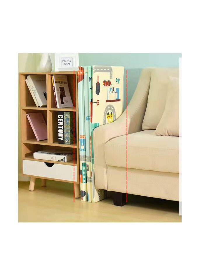 DARIYAH 200*180*1 cm Baby Crawling Play Floormat Foam Non Toxic Foldable Reversible Playing Mat - Image 5