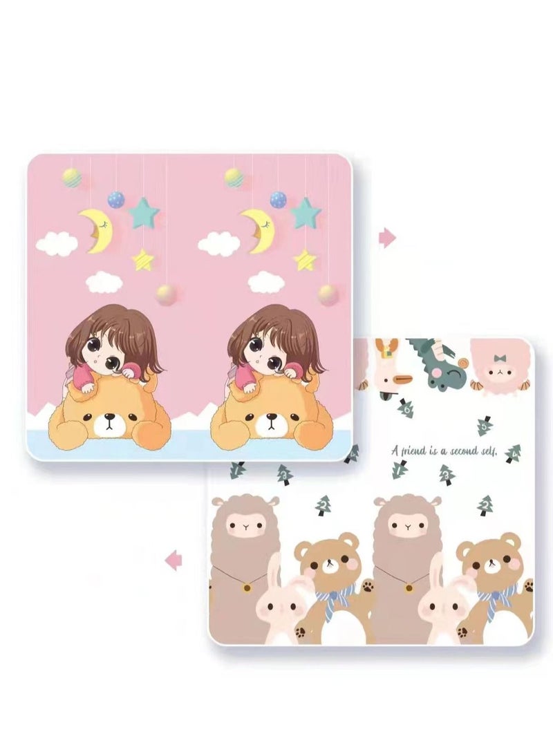 DARIYAH 200*180*1 cm Baby Crawling Play Floormat Foam Non Toxic Foldable Reversible Playing Mat - Image 1