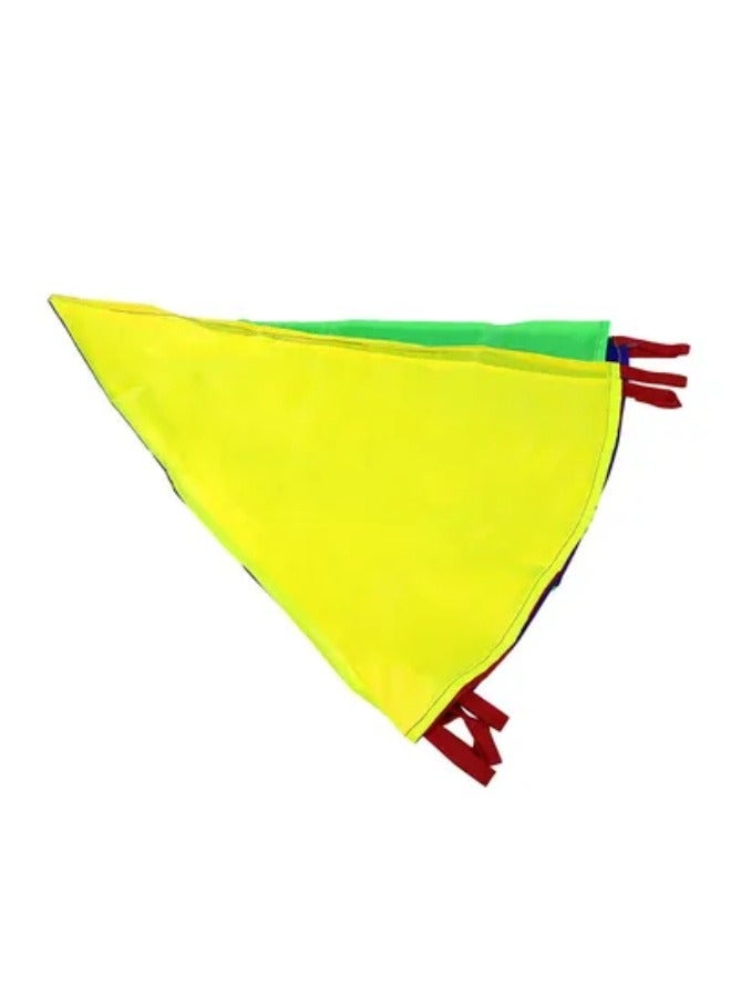 Children Play Rainbow Outdoor Game Exercise Sport 8 Handles Parachute Toy - Image 1