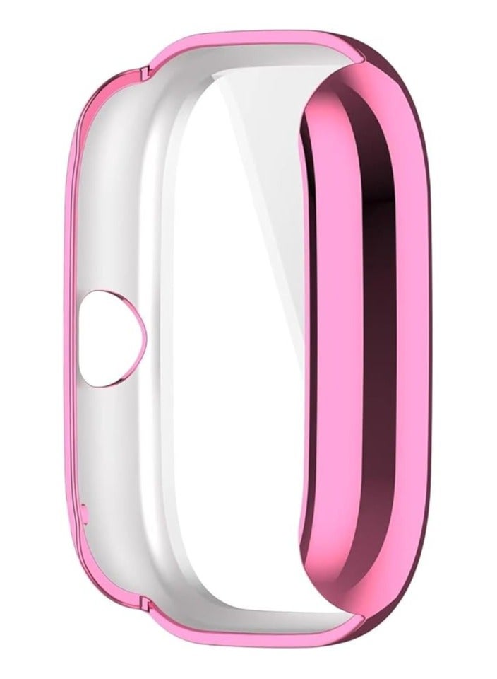 غطاء حماية ELMO3EZZ من مادة TPU لهاتف Amazfit Bip 3 / Bip3 Pro غطاء حماية لملحقات الساعة الذكية Amazfit (وردي) - Image 2