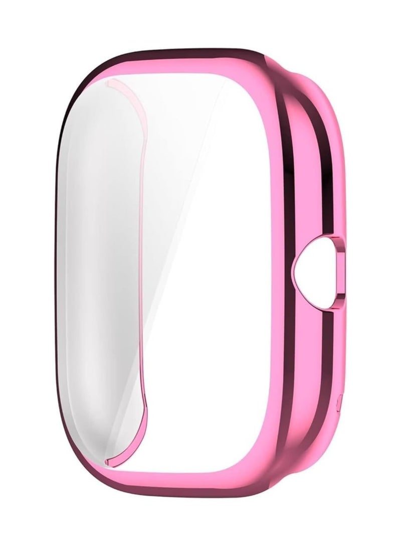 غطاء حماية ELMO3EZZ من مادة TPU لهاتف Amazfit Bip 3 / Bip3 Pro غطاء حماية لملحقات الساعة الذكية Amazfit (وردي) - Image 3