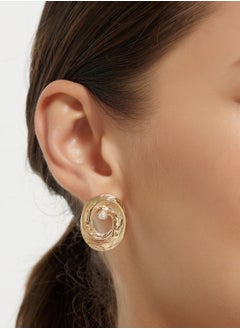 ELLA Essential Stud Pearl Earrings  - Image 3