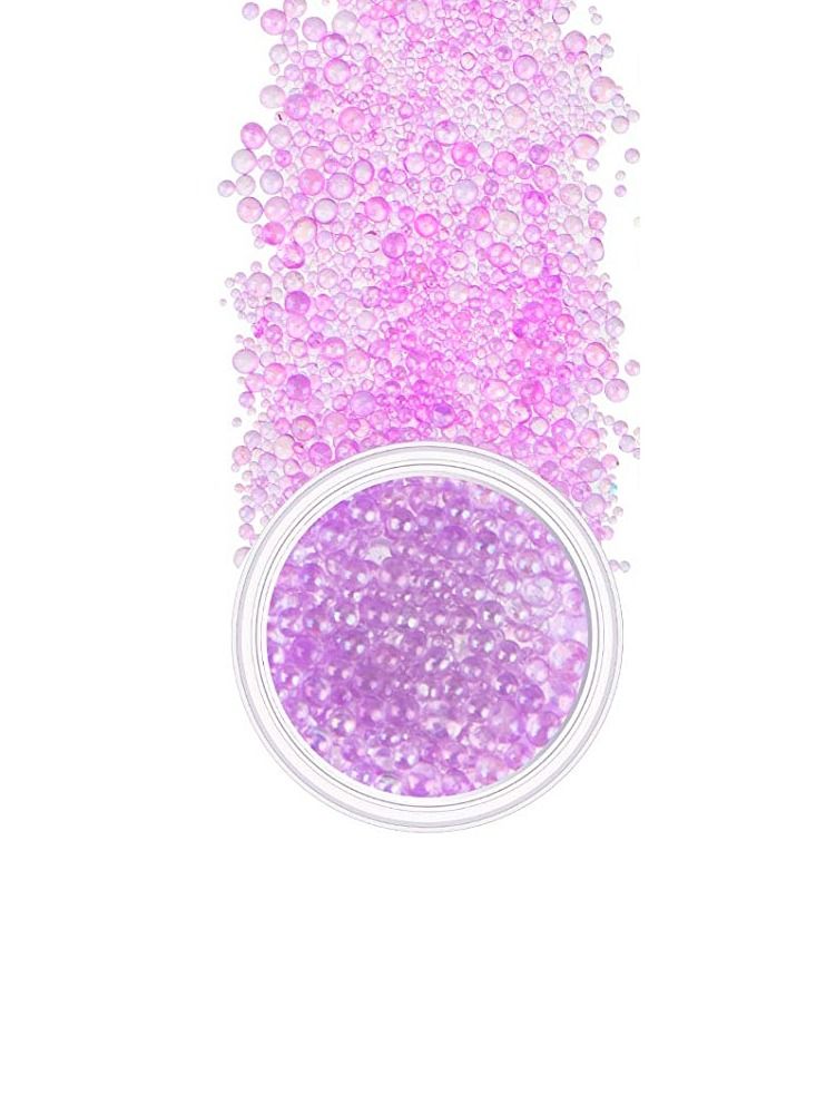 brunson Resin Glass Bubble Beads No Hole Colorful Micro Beads UV Resin Bubble Beads Iridescent Water Droplets Bubble Beads Tiny Glass Beads for Resin Crafting Nail Arts Jewelry Making
