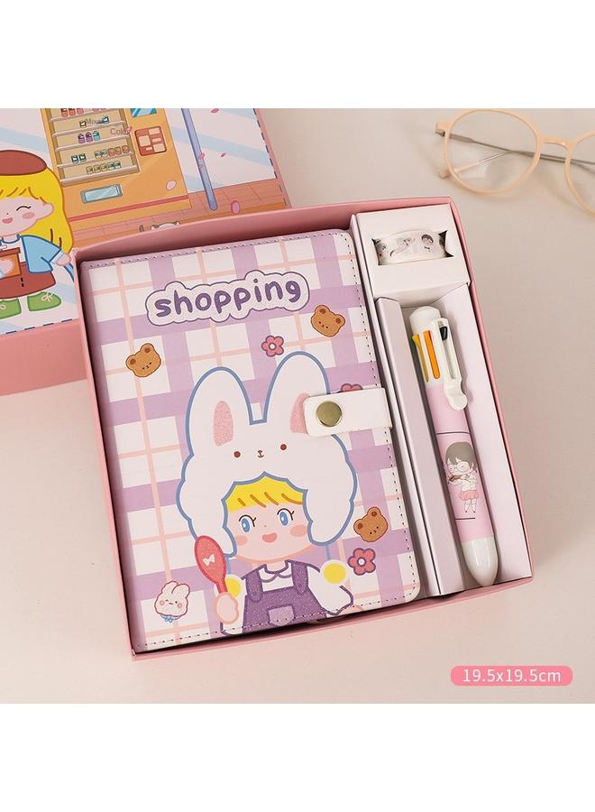 Bluejw Hand Account Book Simple Ins Style Suit Gift Box Journal Notebook Internet Popular Girl Heart Primary School Student Hand Account Book - Image 1