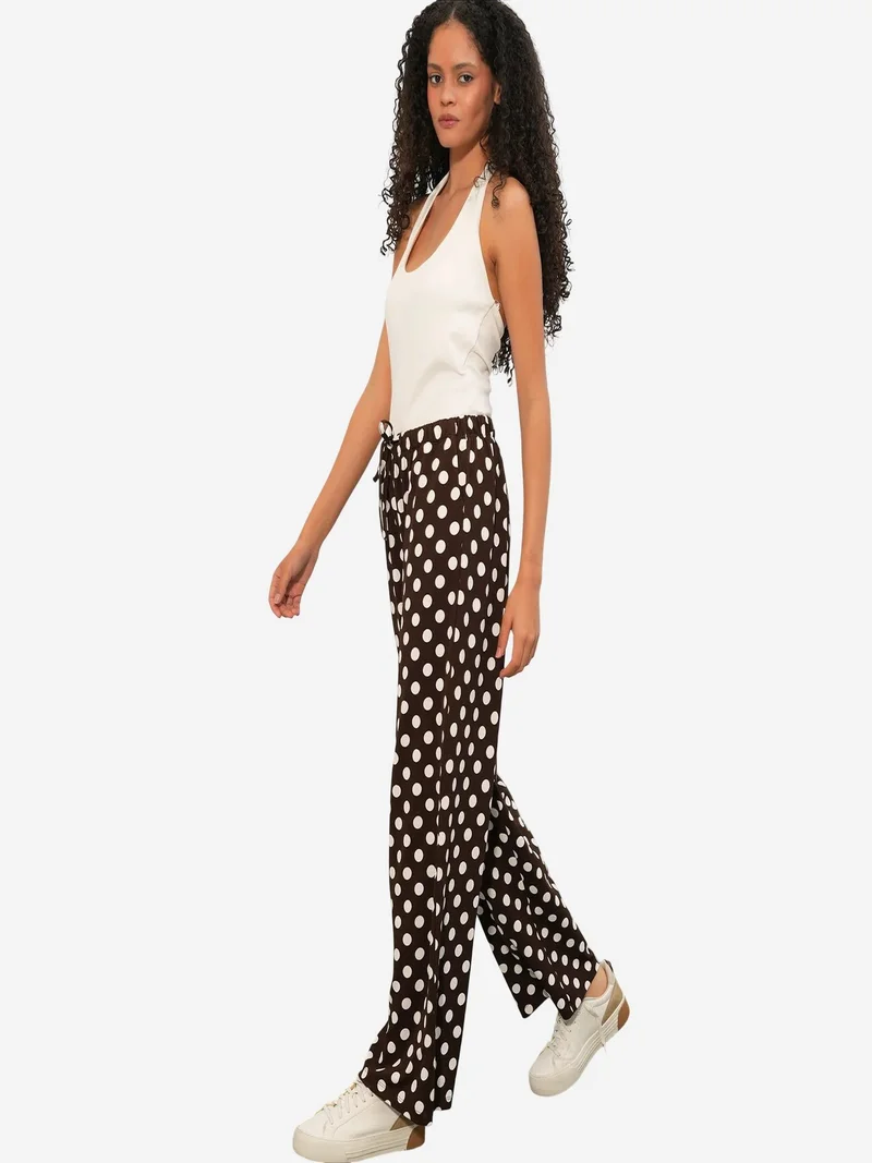 BDART Women's Polka Dot Wide Leg Pants