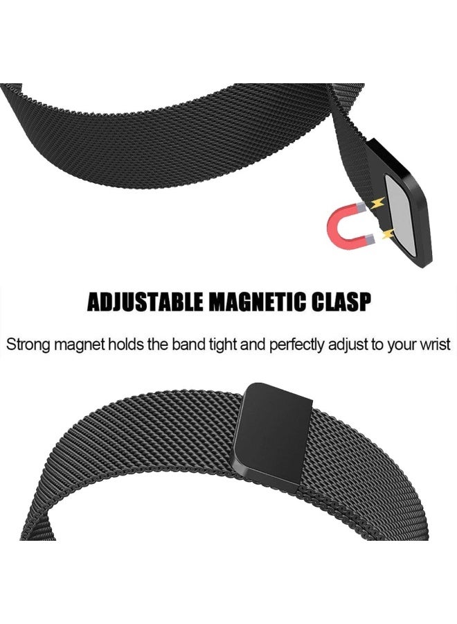 1Pcs Milanese Metal 22mm Watch Strap for Samsung Galaxy Watch 3 45mm/Watch 46mm/for Huawei Watch GT 5 46mm/GT4 46MM Stainless Steel Mesh Metal Watch Band for Smartwatch - Image 4