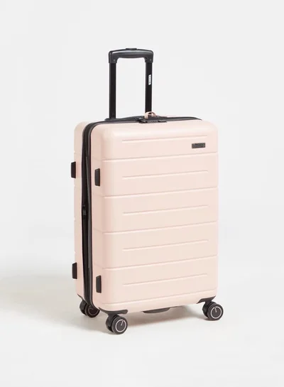 وايف Textured Hardcase Luggage Trolley Bag with Retractable Handle