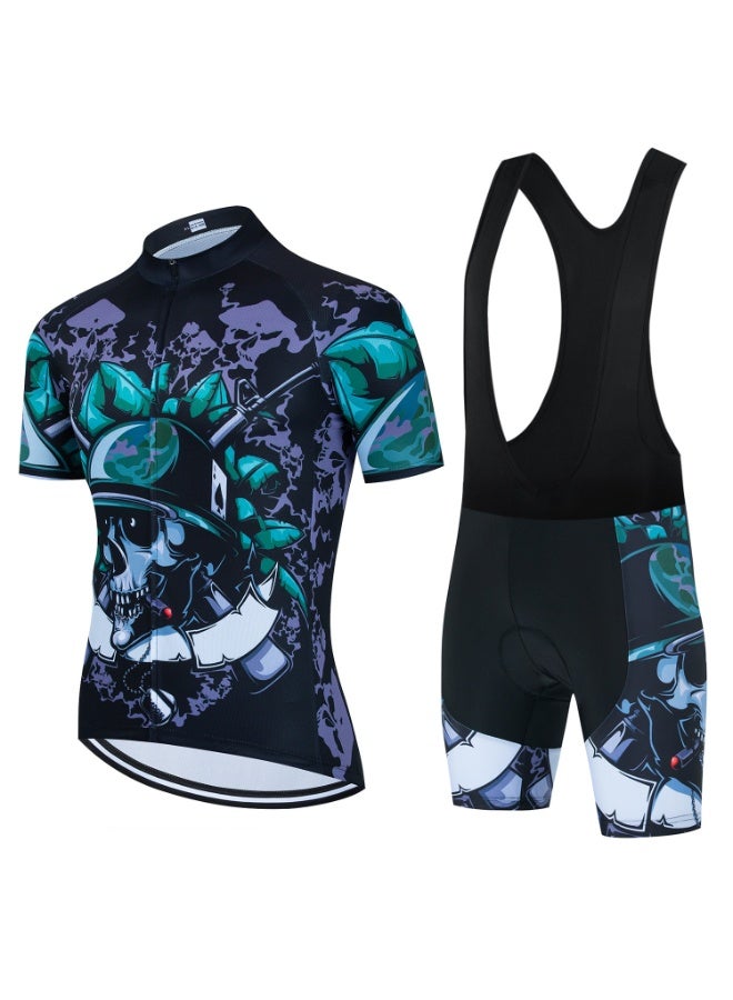 KUYING Summer Short Sleeved Cycling Suit Set  - Image 1