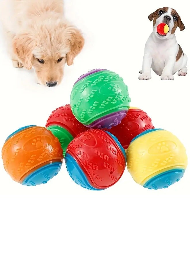 1 PC Squeaky Dog Toy Balls, Puppy Chew Toys for Teething, Free Non-Toxic,Training Ball Dog Interactive Dog Ball for Medium, Large & Small Dogs - Image 5