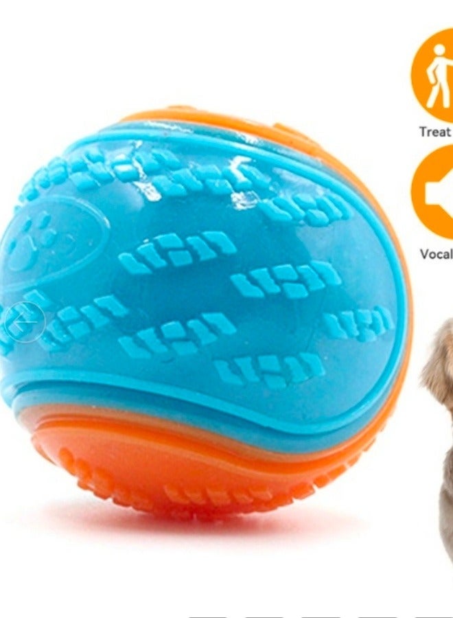 1 PC Squeaky Dog Toy Balls, Puppy Chew Toys for Teething, Free Non-Toxic,Training Ball Dog Interactive Dog Ball for Medium, Large & Small Dogs - Image 3