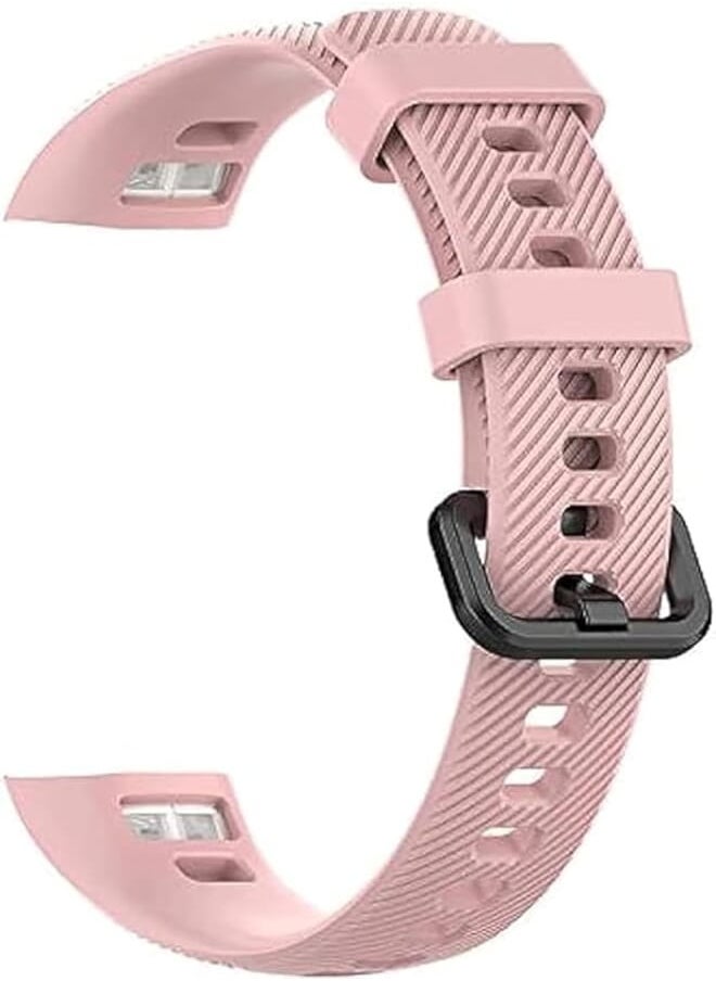 Next Next store Compatible with Huawei Honor Band 4 / Band 5 Smart Watch Band, Durable Strong Silicone Replacement Strap 