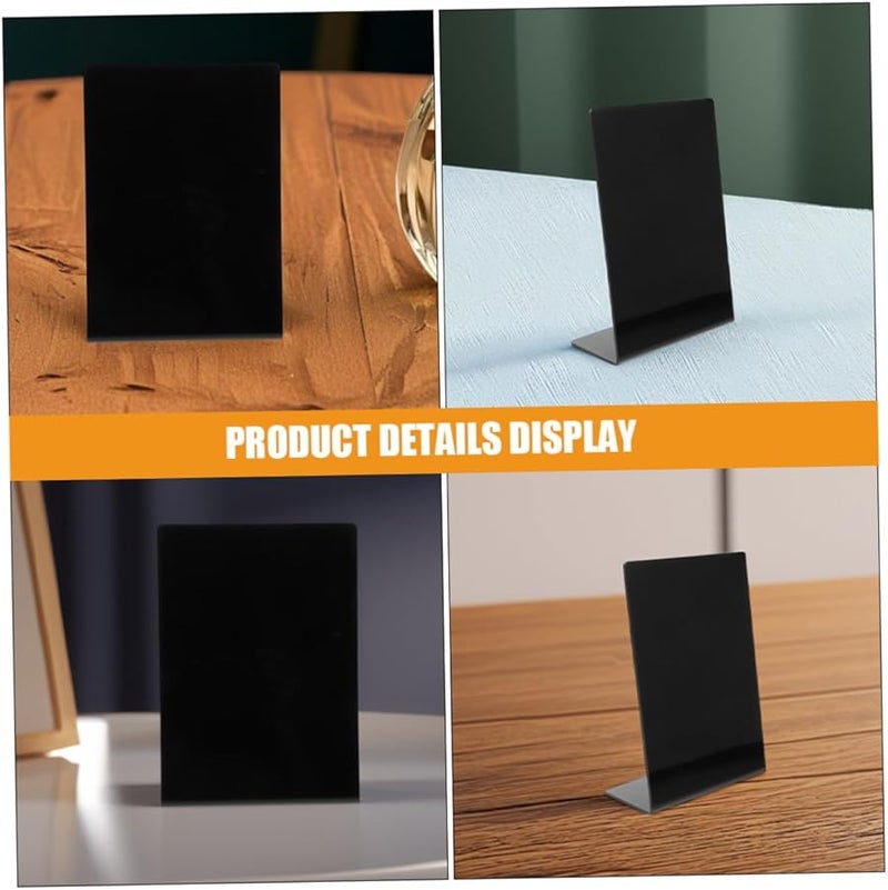 Mini Chalkboard Sign Set With Base Stand For Menu Labels Home Decor Parties Weddings - Image 4