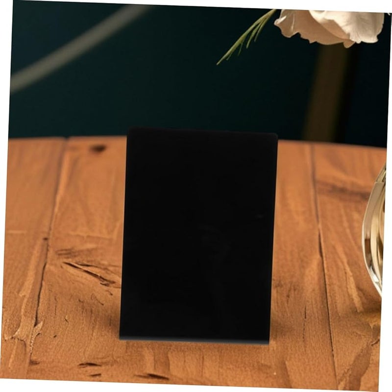 Mini Chalkboard Sign Set With Base Stand For Menu Labels Home Decor Parties Weddings - Image 5