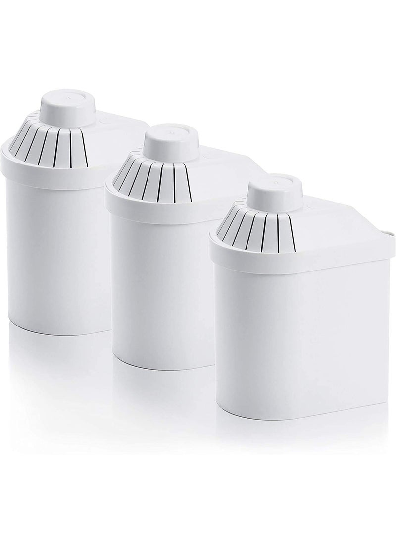 Alkanatur Alkanatur Filter Replacement for Pitcher Pack of 3  Removes Fluorides Chlorine Heavy Metals  Filters 400 liters of Tap Water  Replace After 3 Months  CE ROHS SGS Certified Water Filter 