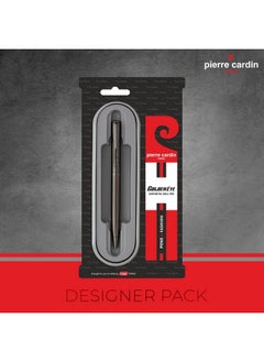 pierre cardin Golden Eye Gun Metal Premium Ball Pen With Twist Mechanism | Elegant Gun Metal Trims & Stylish Looks | Ideal For Christmas, New Year & Corporate Gifting  - Image 5