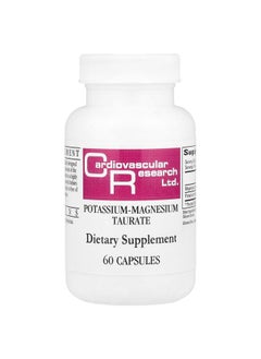 Ecological Formulas Cardiovascular Research Magnesium-Potassium Taurate - Magnesium Taurate and Potassium Taurate 60 Count 