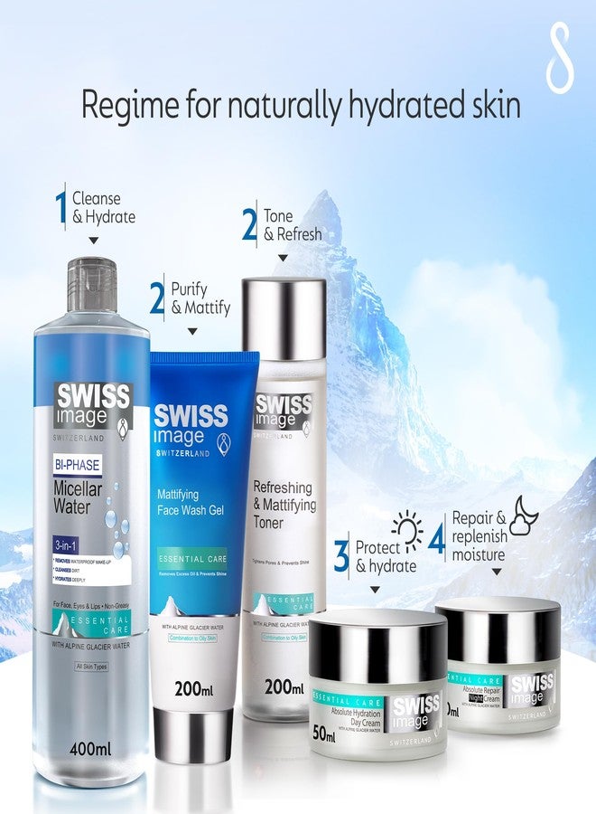 Swiss Image Bi-Phase Micellar Water 400 ml | 3-in-1 Makeup Remover for Face, Eyes & Lips | Non-Greasy, Removes Makeup, Hydrates & Refreshes & No-Rinse Formula | All Skin Types - Image 5