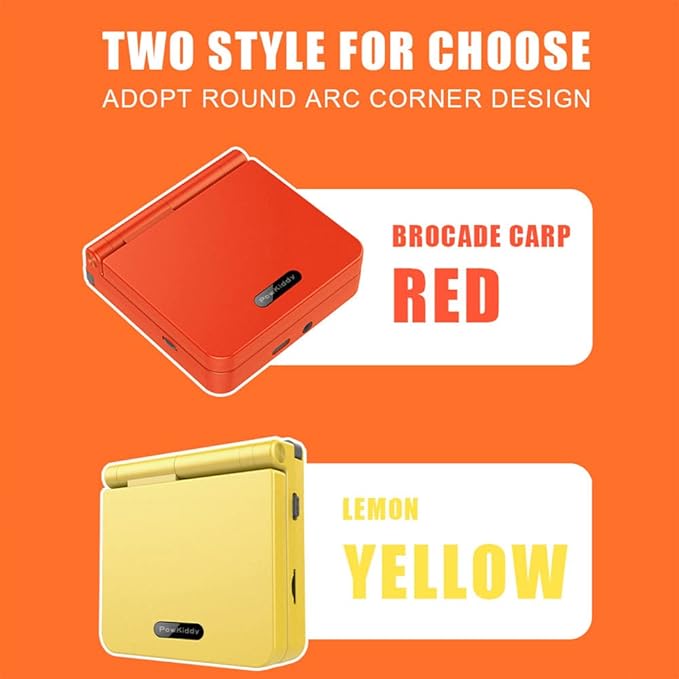 Flip Handheld Console 3 Inch IPS Screen Open System Game Console with 16G TF Card Built in 2000 Games Portable Mini Retro Game Console for Kids Red - Image 3